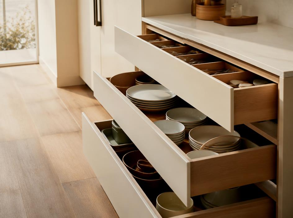 Inside Cabinets & Drawers